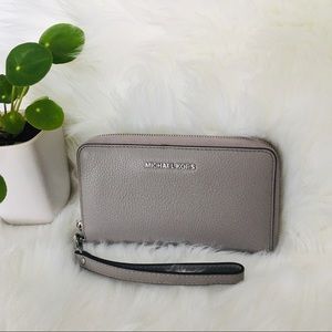 Authentic MK Zip Around Wristlet